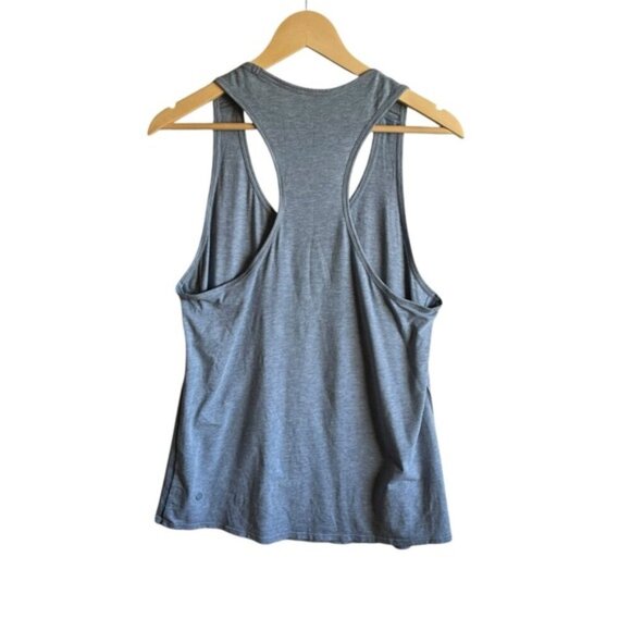 Lululemon Racerback Tank Top Size 6 Light Blue Gray - Picture 4 of 8
